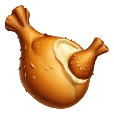 chicken drumstick sticker