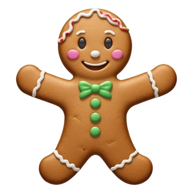 I want a gingerbread cookie but it has to be similar to the one from shrek sticker