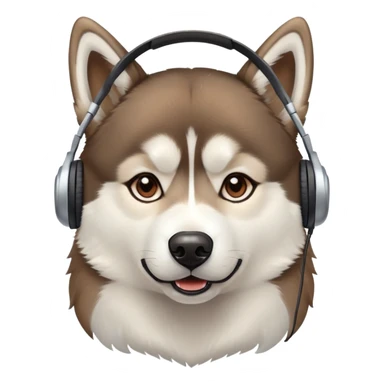 Husky streamer sticker