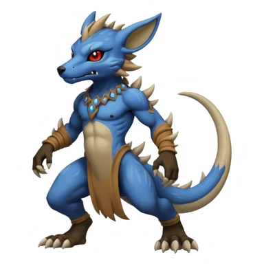 Anthro Vernid-WickerBeast-Protogen-Primagen-Fakémon Full Body sticker