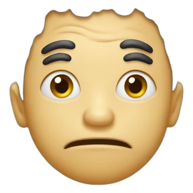 Booger emoji sticker