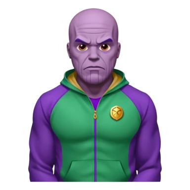 thanos from squid gam the k drama sticker