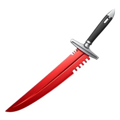 Techno blade emoji sticker