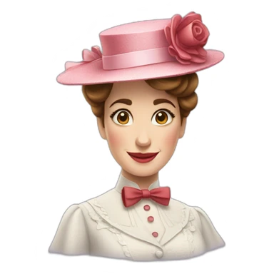 Mary Poppins winking sticker