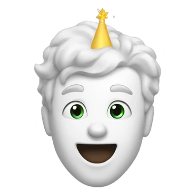 white Celebrate sticker