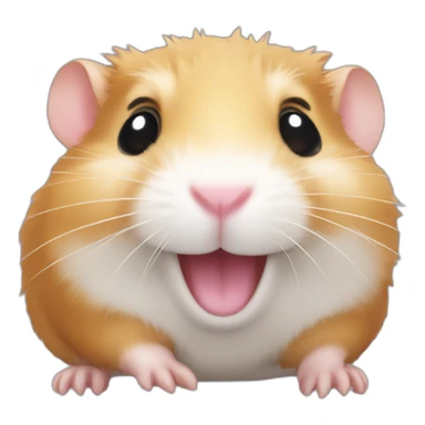 Hamster avec un sourire sticker