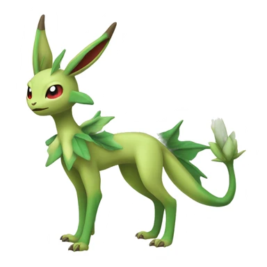 Leafeon-Flygon-Tropius full body sticker