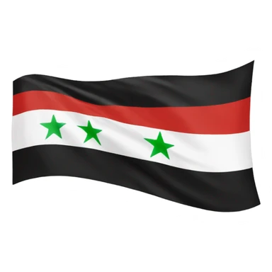 Free syria flag sticker
