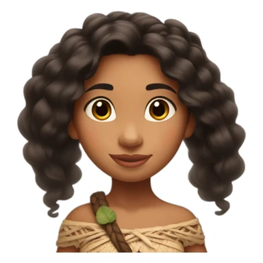 Moana from Disney sticker
