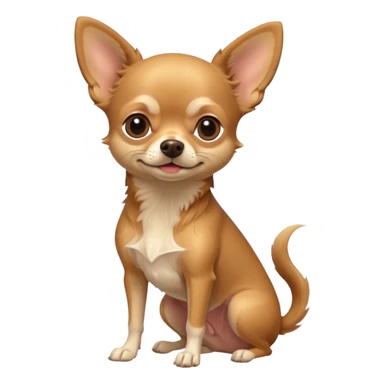 old chihuahua full body sticker