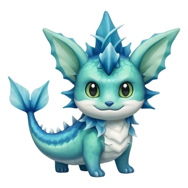 Elfish Unique Torterra-Vaporeon-feline sticker