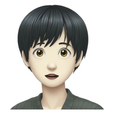 tomie junji ito sticker