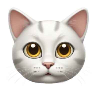 Cat in fish eye view sticker