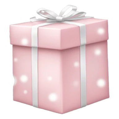 Light pink Christmas gifts under a white Christmas tree  sticker