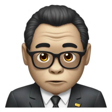 Gorilla with Kim yong un sticker