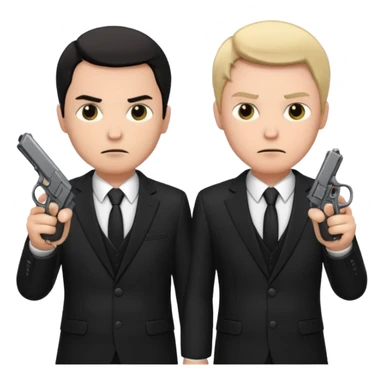 2 mafia members sticker