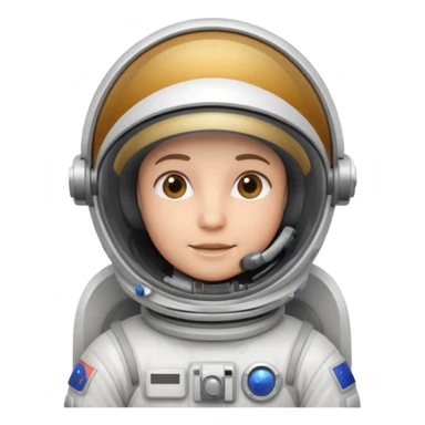 Engineer in an white astronaut suit sticker