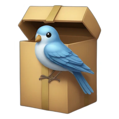 bird-in-the-christalbox sticker