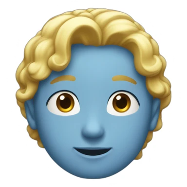 Etoile blue ou milieu vrifie sticker