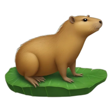 Capybara sur crocodile sticker