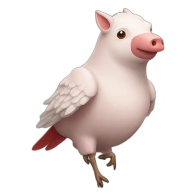 cerdo volador sticker