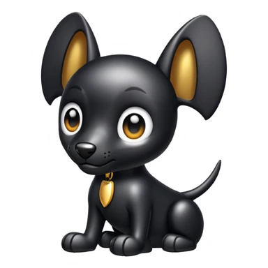 Pincher black sticker