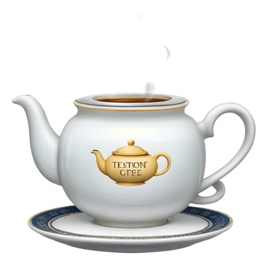 tea with quotes sticker