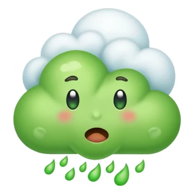 green fart air sticker