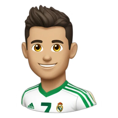 Cristiano Ronaldo sur une chèvre  sticker