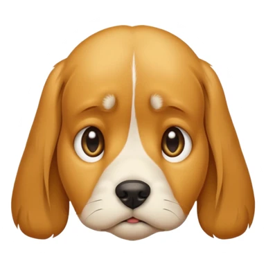 Sad puppy sticker