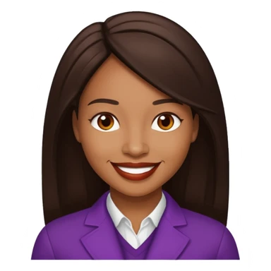 Rozonda Chilli Thomas with long dark brown hair sticker