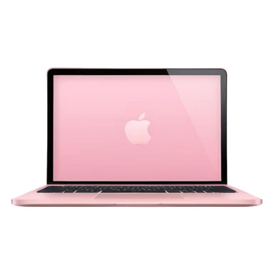 Create me a pink mabook desktop screen sticker