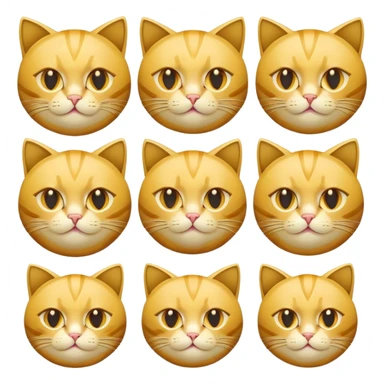 cat eye rolling  sticker