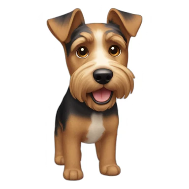 airdale terrier sticker