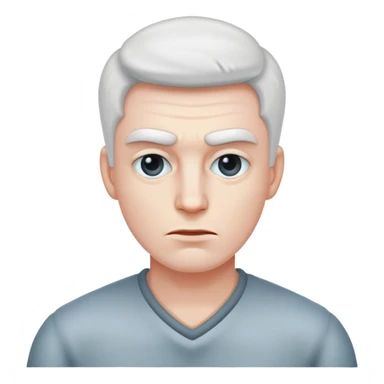 Cold man who is mogging sticker