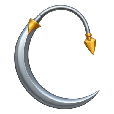 The sickle used by farmers sticker