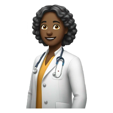 Nutricionista negra sticker