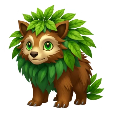 Skogen-Fakémon-hybrid-creature (full body)  sticker