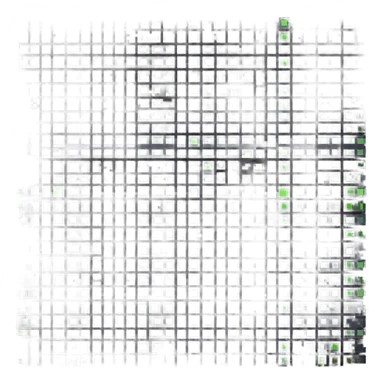 abstract concept of digitalization with pixel art style sticker