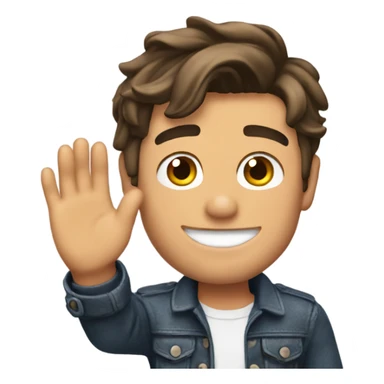 Zac efron waving sticker