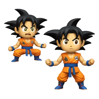 Son Goku figure sticker