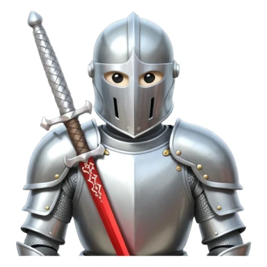 Headless Knight with Sword close up sticker