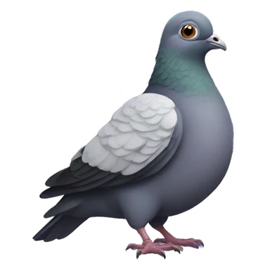 villain pigeon sticker