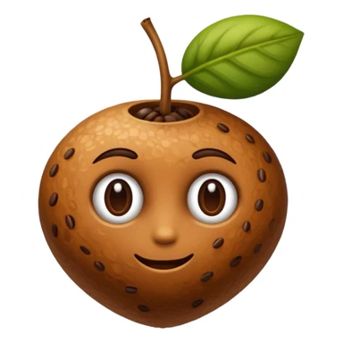 one piece of coffee seed sticker