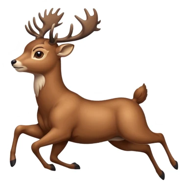 i just wanna fly deer sticker
