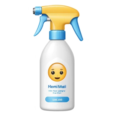 Hair removal spray emoji sticker