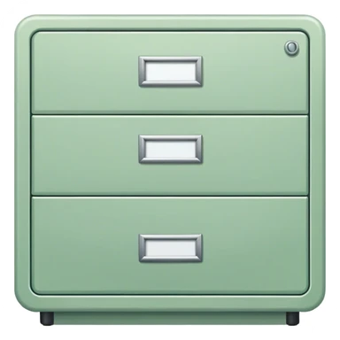 sage green filing cabinet sticker