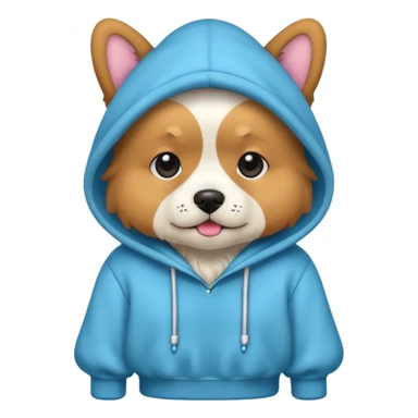 dog hoodies sticker
