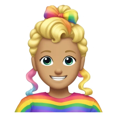 Jojo siwa rainbow pride sticker
