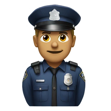 police ränge sticker